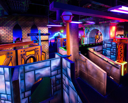 laser tag arena