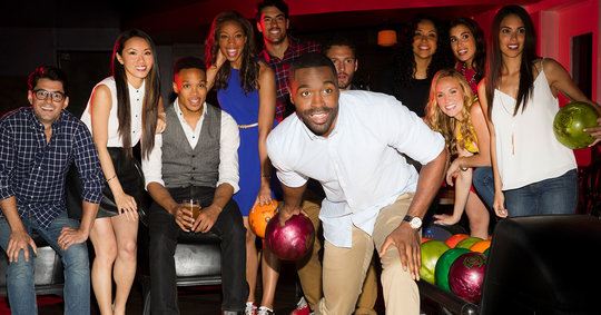 friends bowling